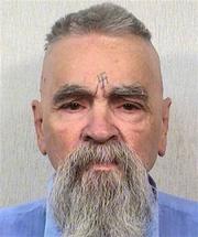 This Oct. 8, 2014 photo provided by the California Department of Corrections shows 80-year-old serial killer Charles Manson. A marriage license has been issued for Manson to wed 26-year-old Afton Elaine Burton, who left her Midwestern home nine years ago and moved to Corcoran, California to be near him. Burton, who goes by the name "Star," told the AP that she and Manson will be married next month. (AP Photos/California Department of Corrections)