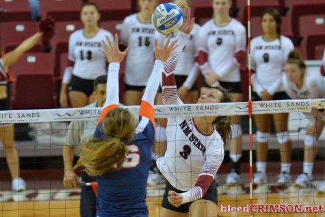 Jordan Abalos helping keep NMSU volleyball as the class of the WAC