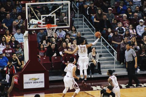 Aggies drop first conference home game since 2012