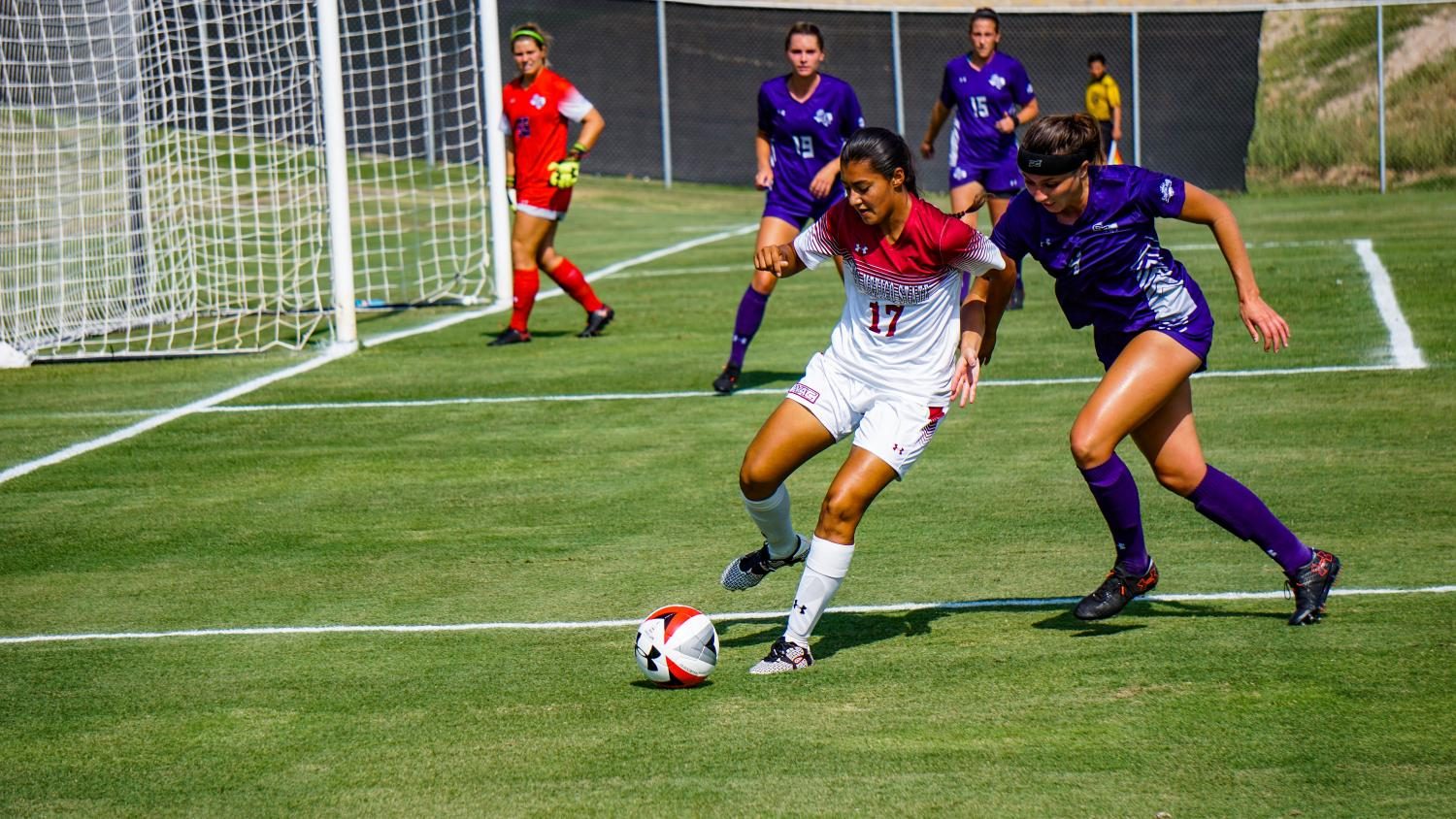 NMSU fell to Stephen F. Austin 1-0 Friday afternoon at the Soccer Complex.