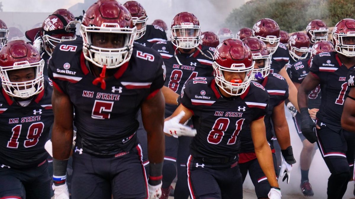 NMSU takes the field at Aggie Memorial for the first time in over four weeks against Ark. State.