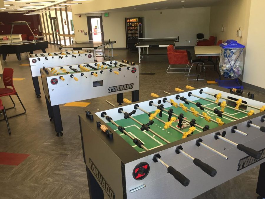 The newly renovated Corbett Center game room provides NMSU students the chance to enjoy games and meet new people. Photo courtesy of CCSU. 