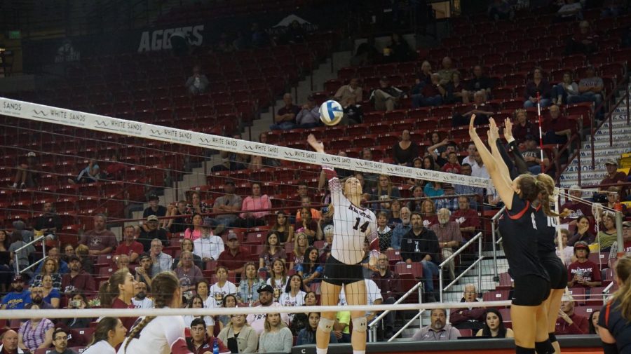 The Aggies defeated Seattle U and improved their winning streak to eight matches in a row. 