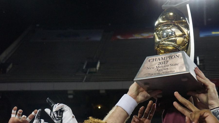 New Mexico State ends their 57 year bowl drought with a 26-20 overtime victory in the NOVA Home Loans Arizona Bowl.