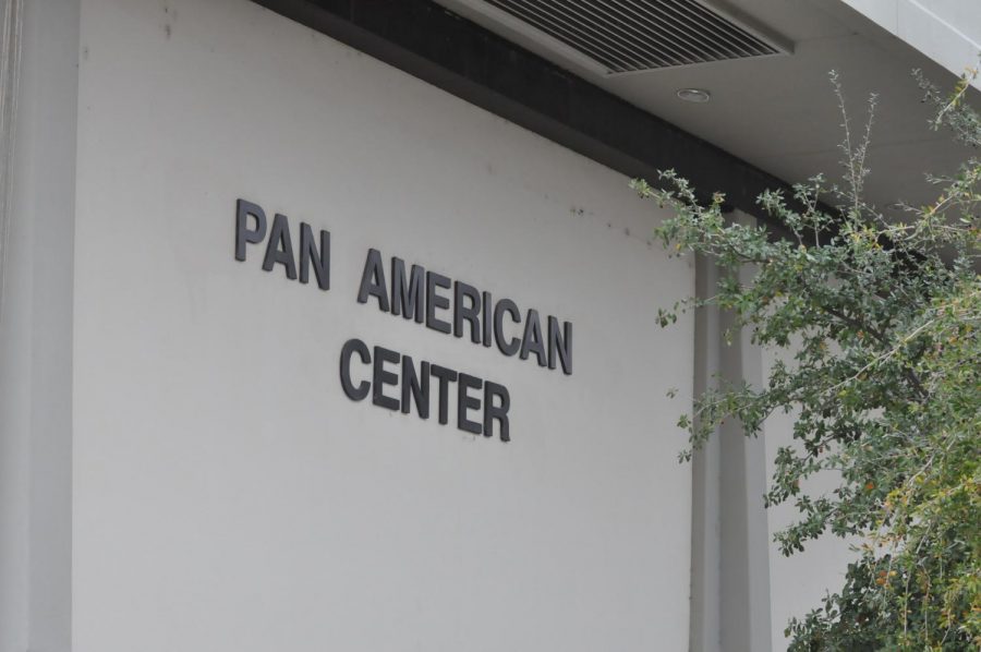 The Pan American Center located on campus.