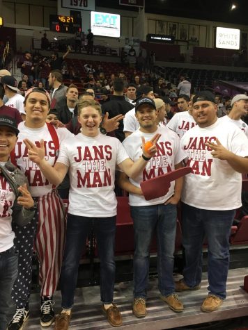 NMSU students sport the new