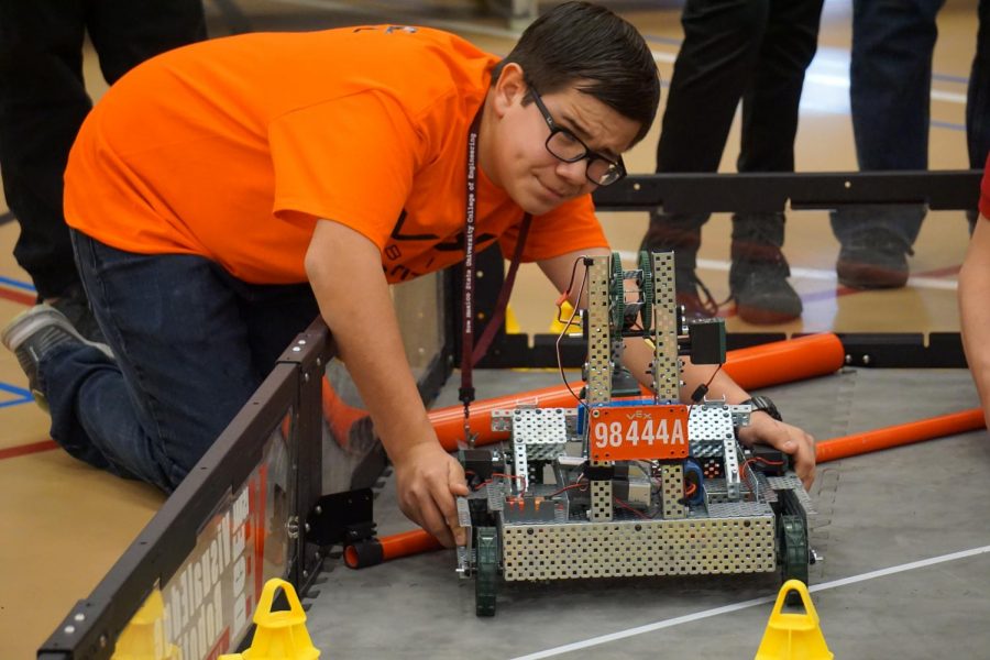 The VEX Robotics Competition State Championship at the James Delamater Activity Center