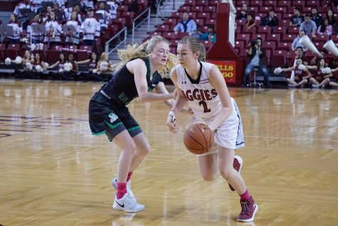 Aggie women right the ship against Utah Valley