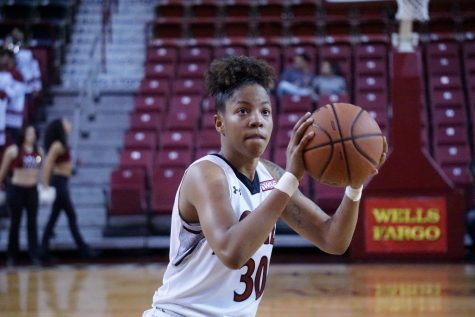 Aggies take care of business in opening round of WAC Tournament