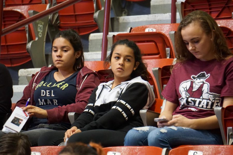 Young students were brought to campus for the Aggie Experience