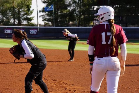 NMSU Softball vs. UTEP Battle of I-10 Photo Gallery