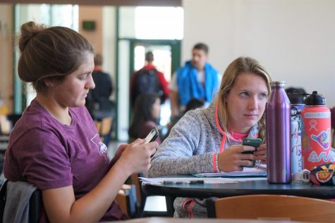 Students in the Corbett Center