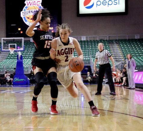 Women Aggies fall to Seattle U in WAC semifinal game