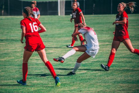 Aggies dominate NIU for first win of the season