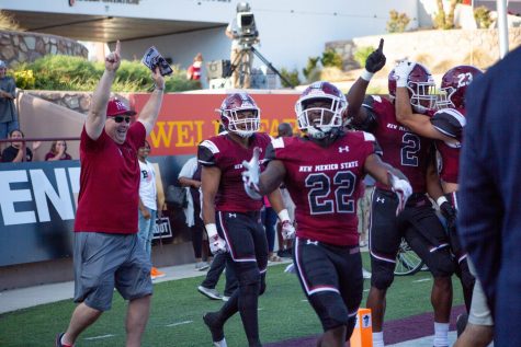 Aggies hold off UTEP for first win of the season