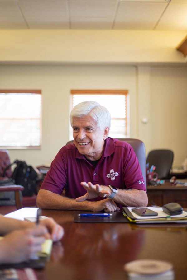 NMSU Chancellor Dan Arvizu has a "theory of change" to put the university back on track.