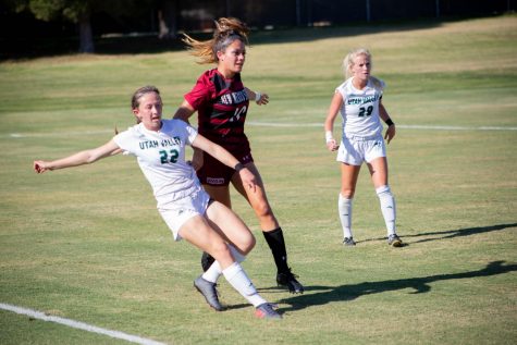 Aggies open up WAC play with a loss to Utah Valley