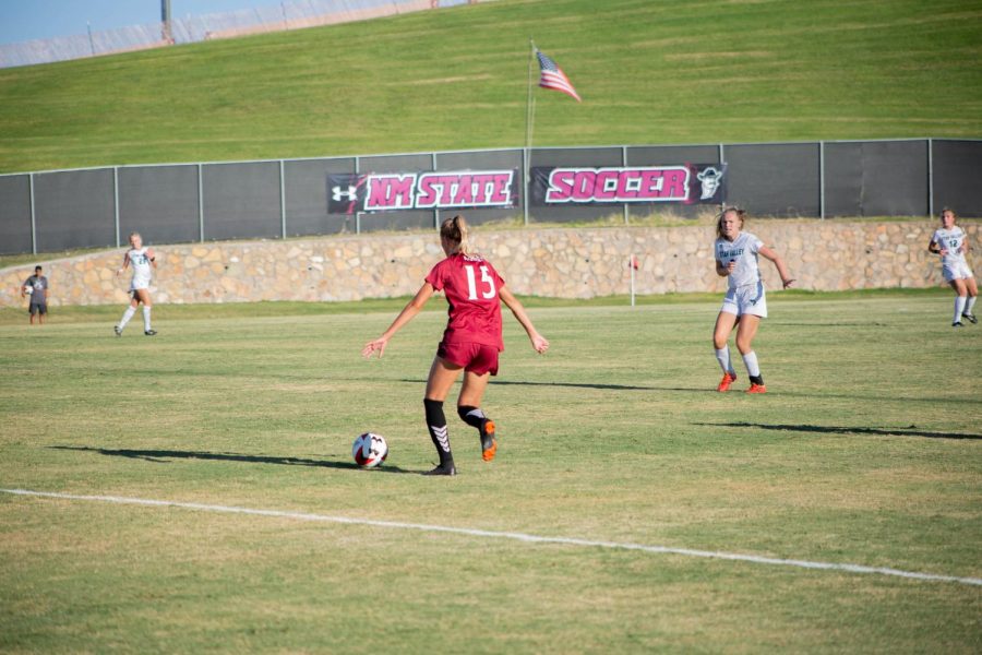 Despite scoring two first half goals, the Aggies cant hold on to pick up their third win of the season against UT Rio Grande Valley.