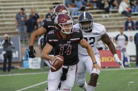 Problems continue for Aggie defense in loss to Georgia Southern