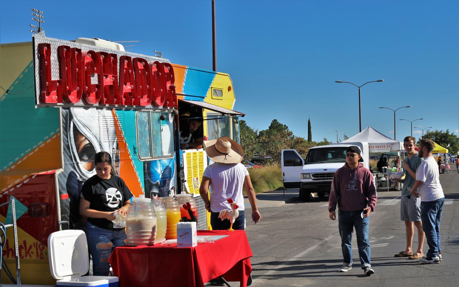 Peek of Las Cruces Street Fair host to many local businesses NMSU