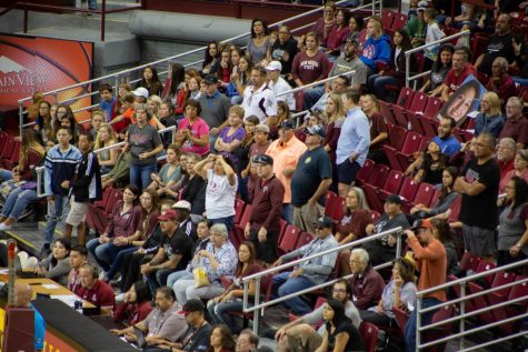 New Mexico State volleyball falls at home for first time of the season against UTRGV