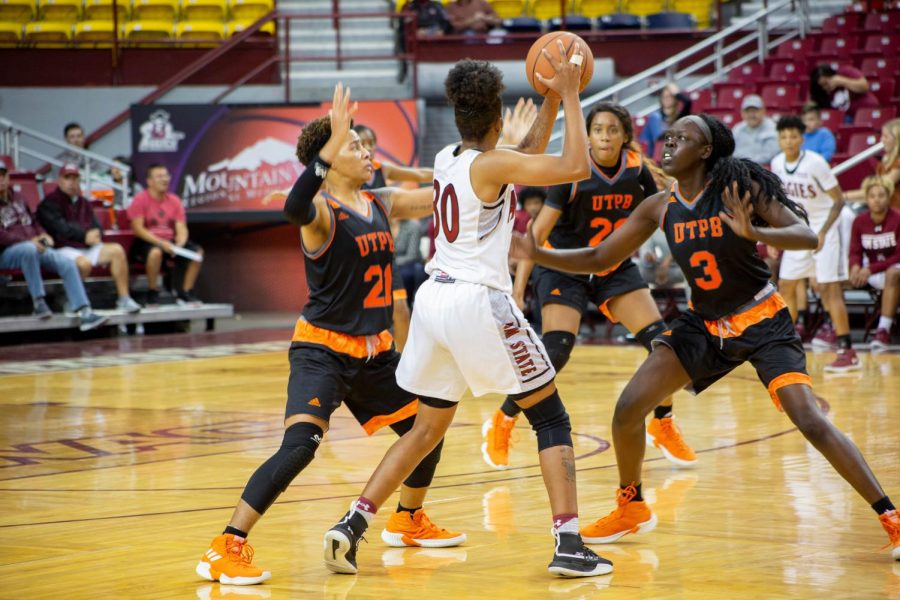 Gia Pack and the Aggies start off head coach Brooke Atkinsons second season in charge with a resounding win over UTPB.