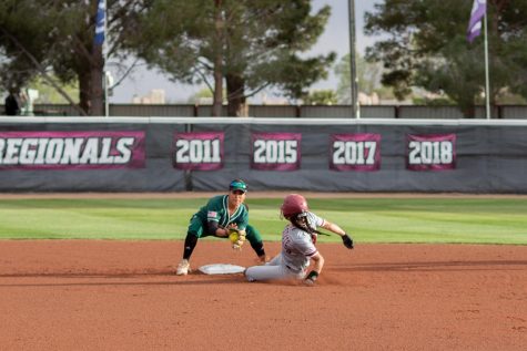 Diaz continues to shine in Aggies’ doubleheader split with Utah Valley