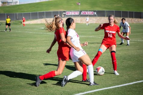 UNM's early go-ahead goal would prove to be enough to knock NM State off for a second straight year.