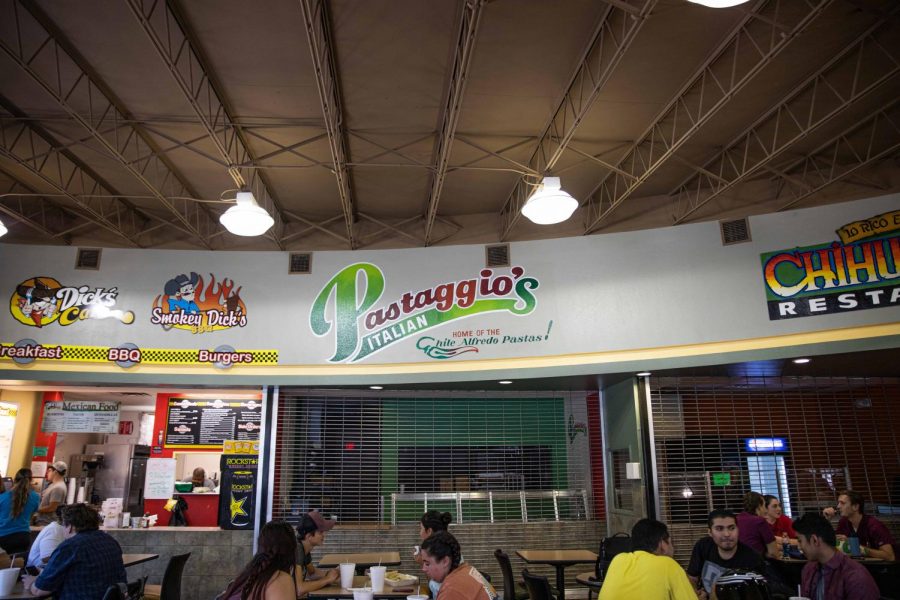 Pastaggios in Frenger Food Court will soon be replaced by Sodexo. 