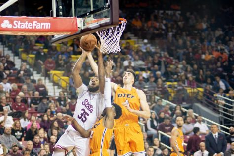 NM State carries what is tied for the seventh longest active winning streak in men's DI college basketball with nine straight wins into this weekend's home doubleheader.