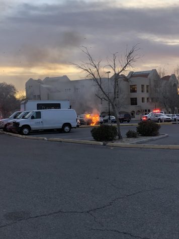 Brief: Car fire reported in Zuhl Library parking lot Thursday