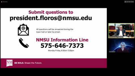 NMSU leaders address COVID-19 questions during virtual townhall Wednesday