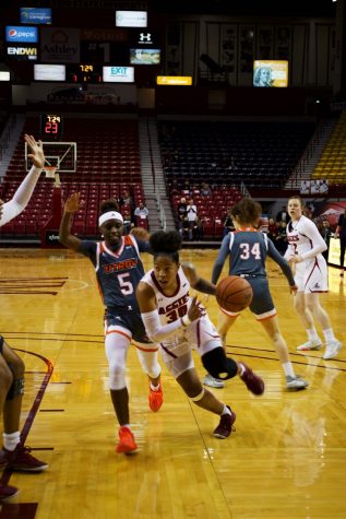 Gia Pack is due to make her comeback to the NM State lineup in the Aggies' opening round game of the WAC Tournament.