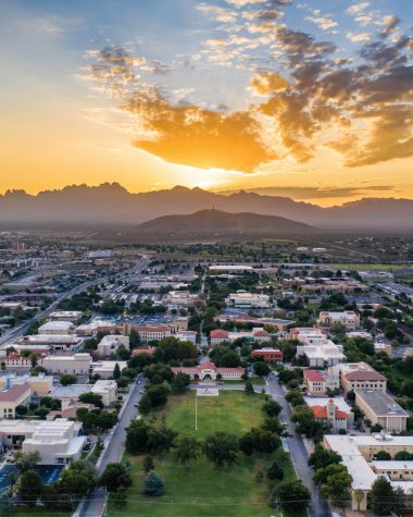 New Mexico State University system leaders this week released a comprehensive plan for the university’s return to campus operations for the fall 2020 semester. Prepared by the university’s COVID-19 Rapid Response Team and titled “NMSU Ready,” the document outlines the steps the university will take to ensure a welcoming and functional campus environment when classes begin on Aug. 19. (Photo for NMSU by Derek Flodmand)