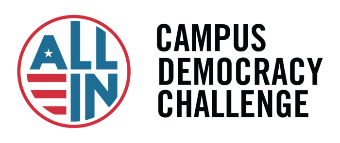 NM State continues to encourage its athletes and fans to get involved in joining the ALL IN Campus Democracy Challenge.