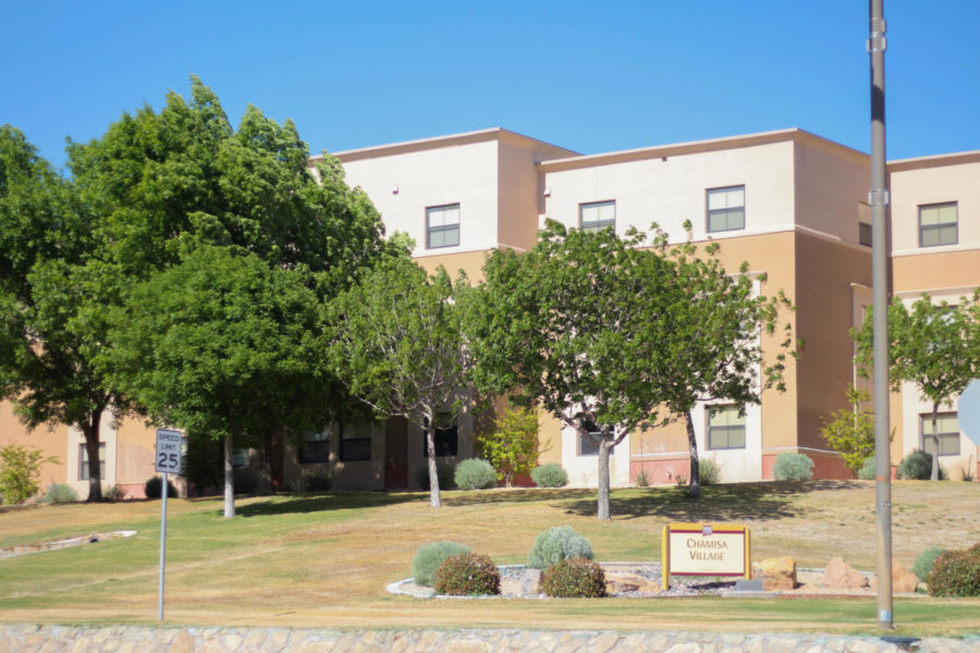 Chamisa Hall is one of several apartment-style housing options available at New Mexico State. 