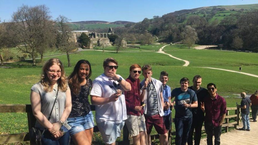 Selema Graham and her fellow classmates are touring England back in April 2018. 