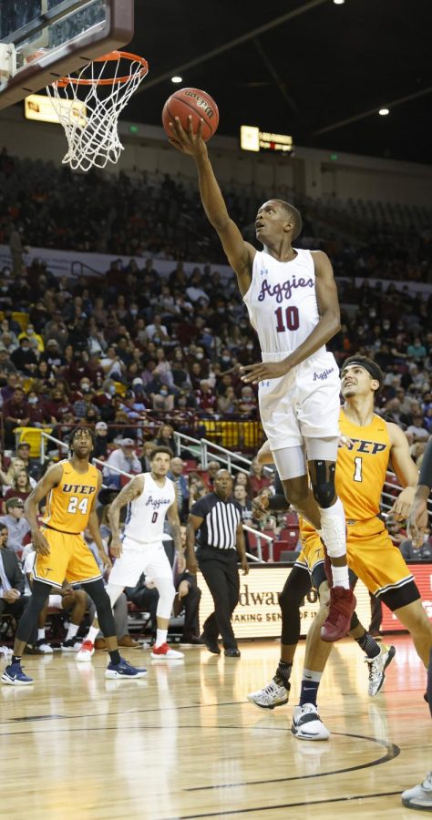NMSU Aggies taking on the UTEP Miners at the Pan American Center Saturday, Nov. 13.