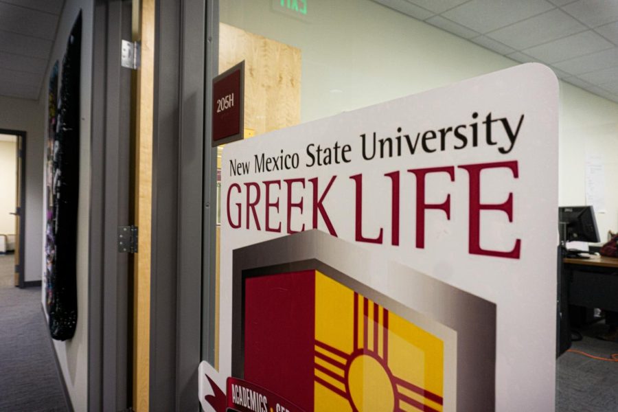 New Mexico State University Greek Life office that holds 12 different fraternities and sororities on campus. 