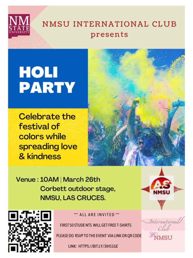 International Club hosts Holi Party to culturally celebrate the festival of colors.