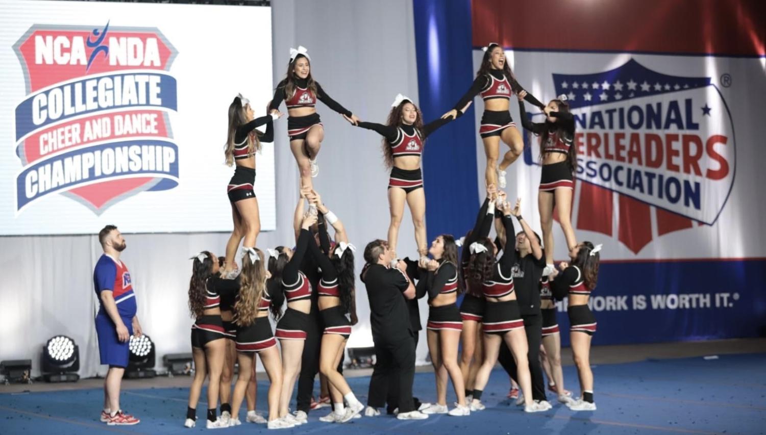NMSU Cheer teams go 'full out' at the NCA College Nationals competition