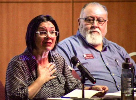NMSU faculty members address international students concerns during Tuesdays town hall on Sept.13, 2022. 
