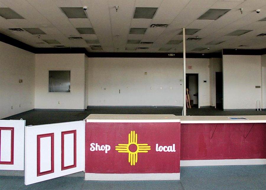 The empty space of the former Campus Bookstore on Feb. 1, 2023. Once filled with shelves that carried a plethora of textbooks and course materials for students, the shop served the community for nearly 14 years.