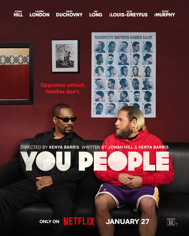 'Opposites attract, families don't.' "You People", starring Jonah Hill. 