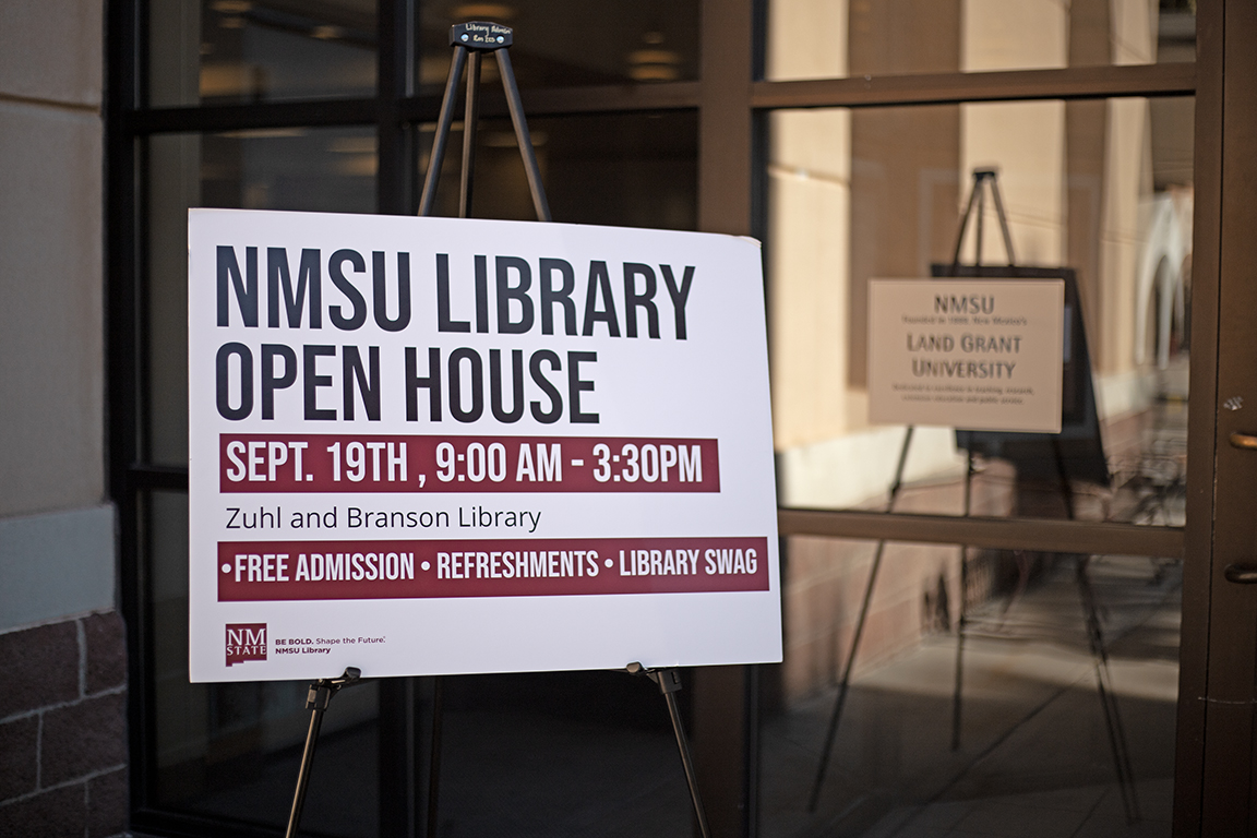 NMSU’s Zuhl and Branson libraries hosted an open house on Tuesday, Sept. 19, 2023, to showcase new resources.