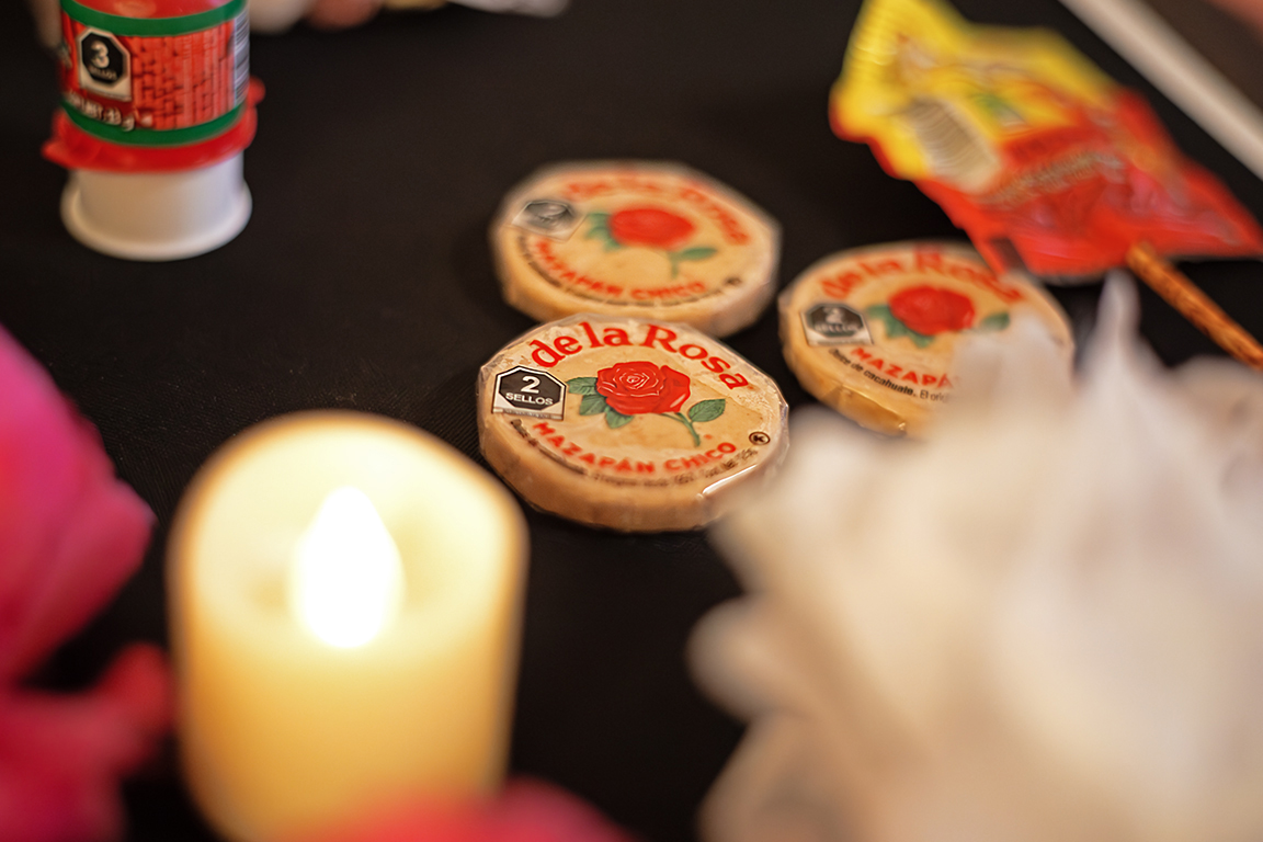 Altars are decorated with the deceaseds favorite snacks and drinks to allow their spirits to feast on their favorite foods during Día De Los Muertos. Nov. 2, 2023.