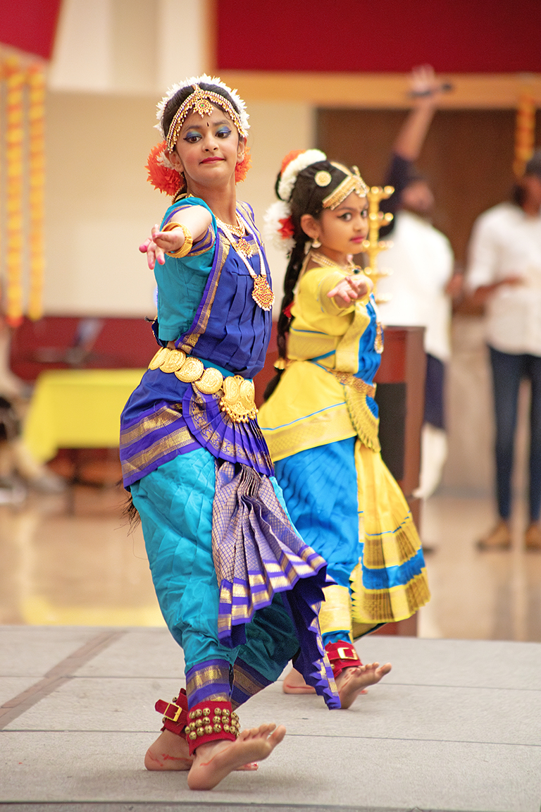 Children in traditional wear perform during Roshni on Sunday, November 5, 2023.