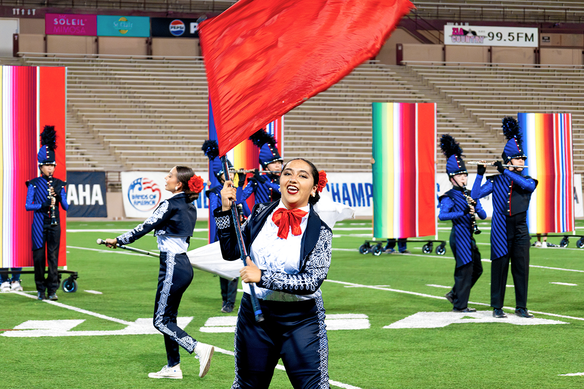 Americas High School performed the piece “Fiesta con de la Cruz” from Pixar’s “Coco” on Sept. 21, 2024.