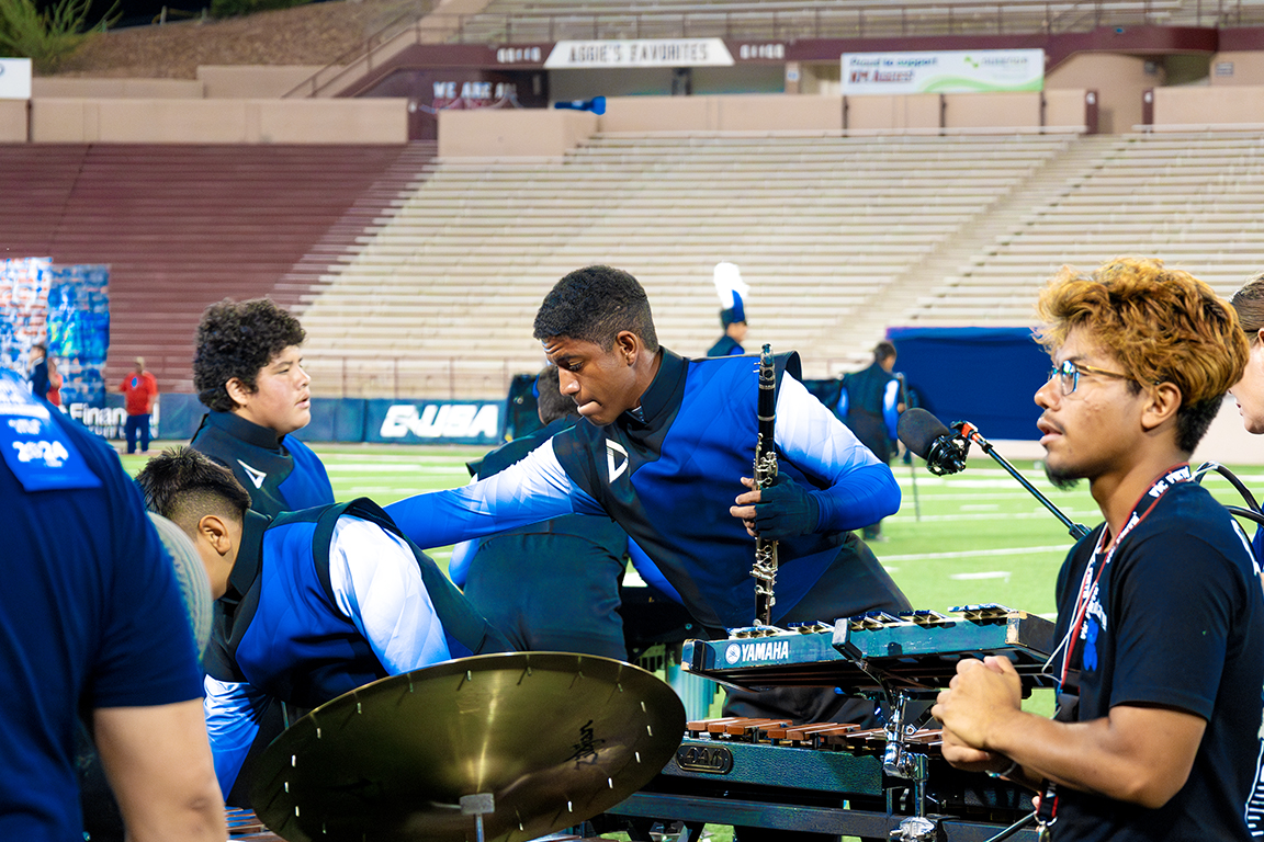 High School bands from across different states performed at the Bands Of America Championship on Sept. 21, 2024.