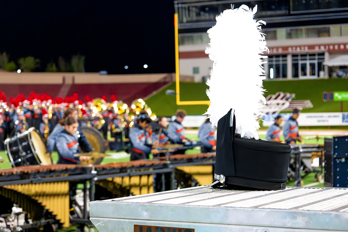 The Las Cruces High School marching band performed “Through the Woods” on Sept. 21, 2024.